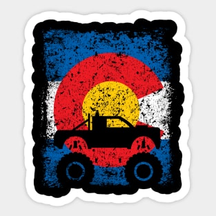 Monster Truck Colorado 4X4 Sticker